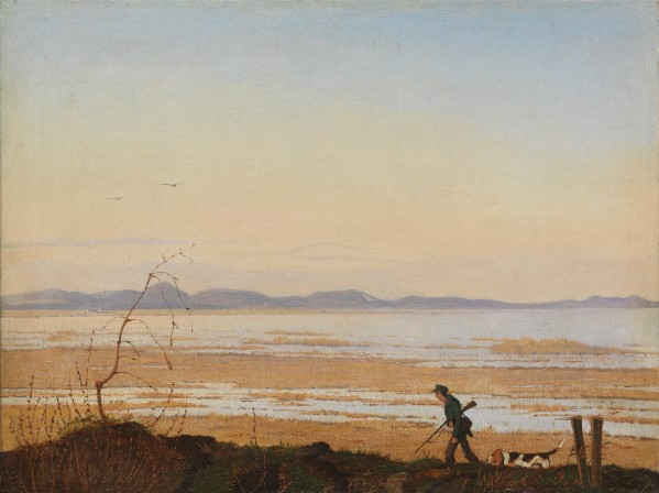 An Evening beside Lake Arreso by Johan Thomas Lundbye